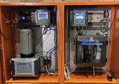 Inside a monitoring panel: controllers, analysers and sample conditioning